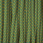 Patrón diamond aguamarina y oro