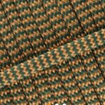 Patrón spiral verde y oro